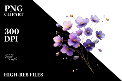 Violet Watercolor Splash PNG Product Image 2
