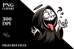 Cartoony Silly Skull PNG Product Image 2