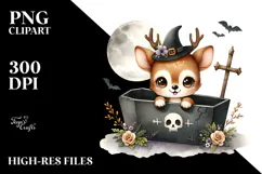 Cute Baby Deer for Halloween PNG Product Image 2