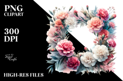 Vibrant Carnation Abstract Frame Product Image 2