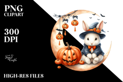 Bunny Dressed for Halloween, Transparent PNG Product Image 2