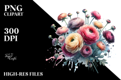y Ranunculus PNG Product Image 2