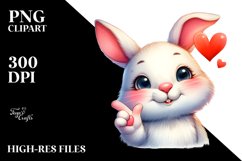 Vibrant Bunny Clipart Product Image 3