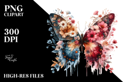 Butterfly Splashes PNG Product Image 2
