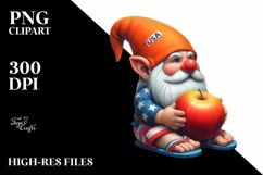 Pastel Gnome Beach Wear Apple Digital Painting Product Image 3