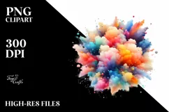 Detailed Digital Painting Watercolor Particles Product Image 3