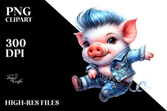 Expressive Baby Pig, Transparent PNG Product Image 2