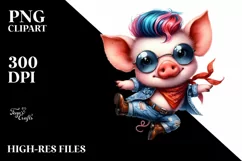 Expressive Baby Pig, Transparent PNG Product Image 3