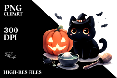 Funny Black Cat, Transparent PNG Product Image 2