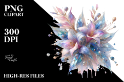 Lobelia Watercolor Splash PNG Product Image 2