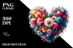 Floral Heart, Transparent PNG Product Image 2