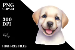 Cute Happy Labrador Retriever PNG Product Image 2