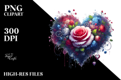 Paintbrush Style Heart PNG Product Image 2