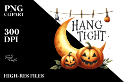 text Hang Tight Halloween PNG Product Image 2