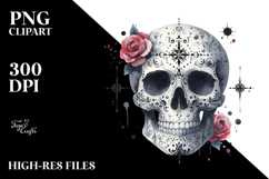 Simple Undead Skull PNG Product Image 2