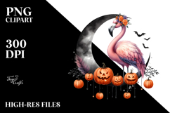 Giraffe on Halloween Moon, High-Res PNG Product Image 2