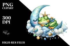 Adorned Baby Frog PNG Product Image 2