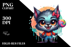 Funny Tiny Werewolf PNG Product Image 2
