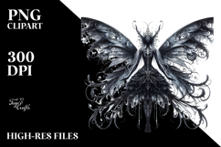 Detailed Gothic Fairy PNG Product Image 2