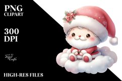 Charming Winter Santa PNG Product Image 1