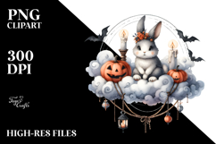 Rabbit Dressed for Halloween, Transparent PNG Product Image 2