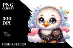 Colorful Baby Smiling Clouds | Sublimation | Clipart Product Image 3