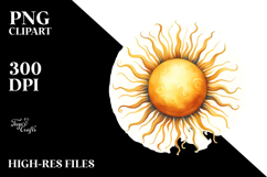 Very Simple Smiling Sun PNG Product Image 2