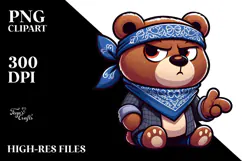 Cartoony Vector Art of a Silly Cartoon Bear Product Image 2