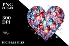 Watercolor Heart PNG Product Image 2