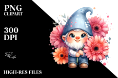 Small Gerbera Gnome PNG Product Image 2