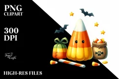 Funny Halloween Clipart PNG Product Image 3
