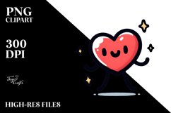 Cartoon Heart, PNG Product Image 2