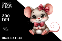 Contempt Baby Mouse | Sitting Clipart Product Image 2