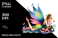 Simple Watercolor Fairy PNG Product Image 2
