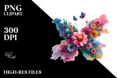 Colorful Flower Painting, Transparent PNG Product Image 2