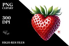 Strawberry-Shaped Heart Design Product Image 2