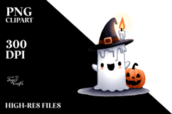 Simple Funny Halloween Clipart PNG Product Image 2