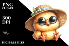 Proud Baby Chick | Sitting Clipart Product Image 2