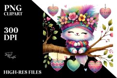Boho Zebra on Cloud, PNG Product Image 2