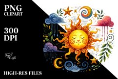 Whimsical Sun PNG Product Image 2