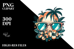 Retro Tropical Sunglasses, 20 oz Tumbler Product Image 2