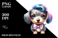 Expressive Baby Dachshund PNG Product Image 2