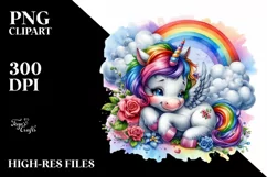 Baby Unicorn Hide Seek PNG Product Image 3