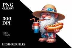 Beach Gnome Pastel Painting | Clipart Product Image 1