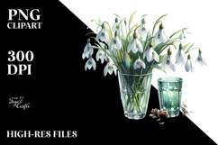 Snowdrop Jar | Clipart Product Image 2