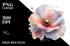 Glossy Poppy Made of PNG Product Image 2