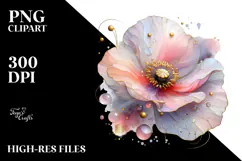 Glossy Poppy Made of PNG Product Image 2