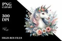 Expressive Baby Unicorn PNG Product Image 3