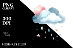 Simple Whimsical Cloud PNG Product Image 2