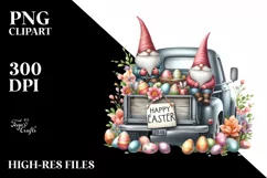 Easter Bunny Clipart |T-shirt, Mug PNG Product Image 7